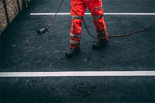 line marking Stockport